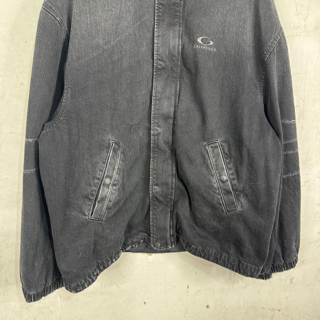 Balenciaga Surfer Denim Parka Jacket