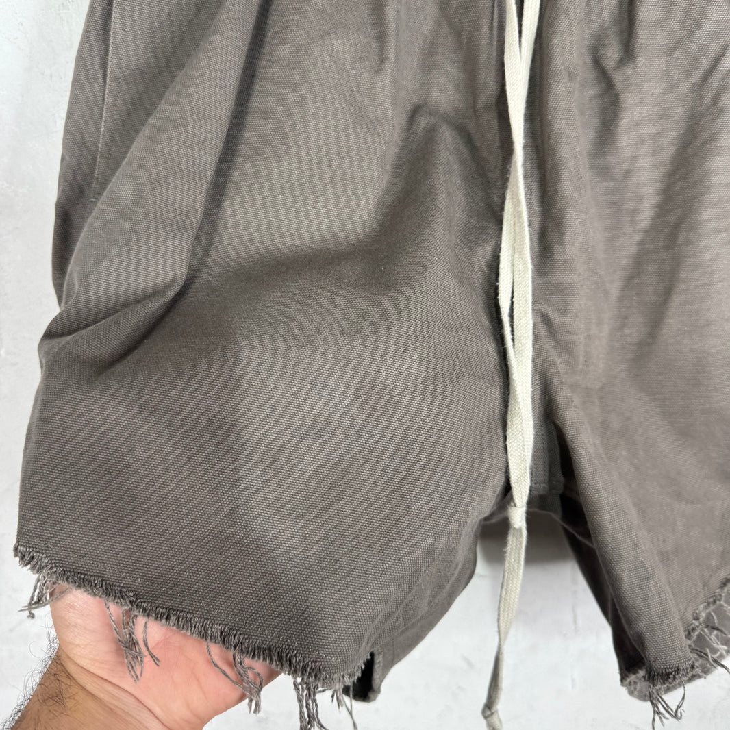 Rick Owens Dust Canvas Boxer Shorts