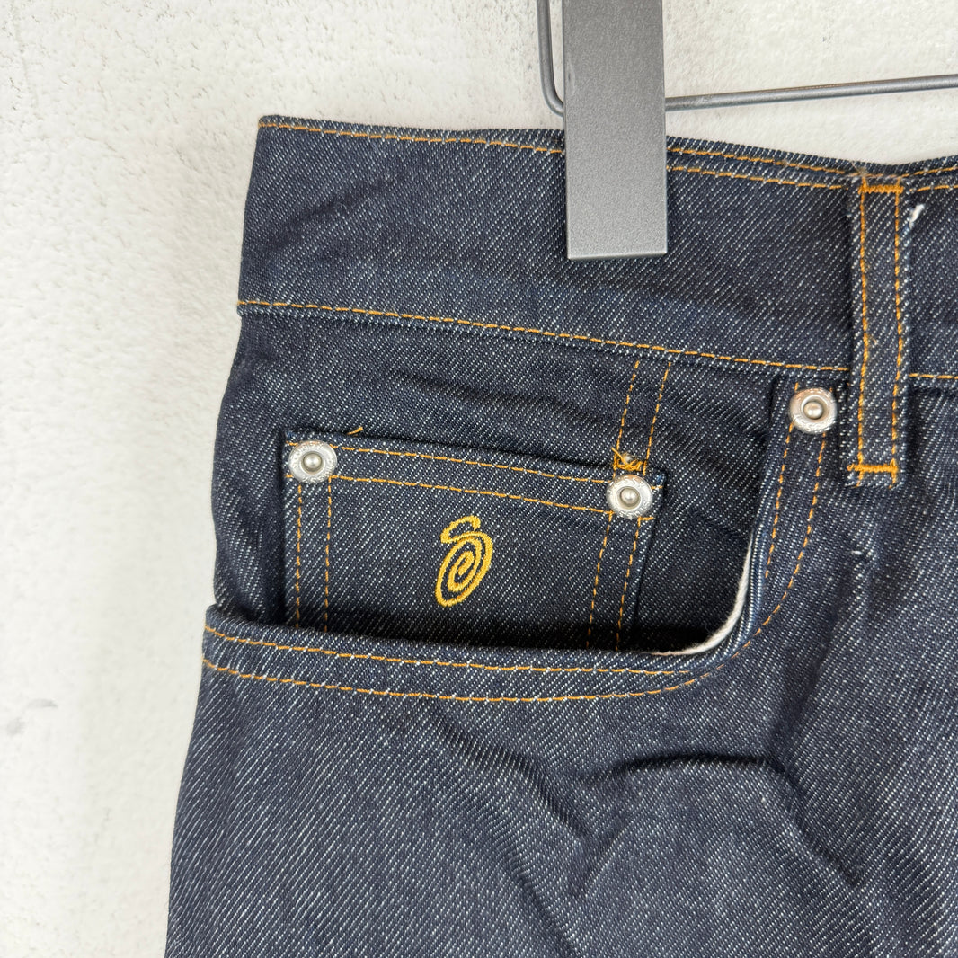Stussy Dark Blue Big Ol' Denim Shorts