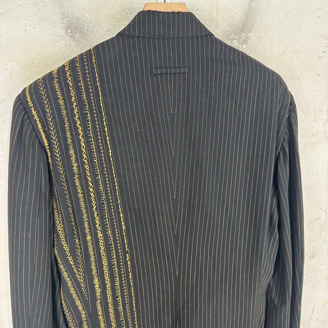 Jean Paul Gaultier Homme Pinstriped Blazer