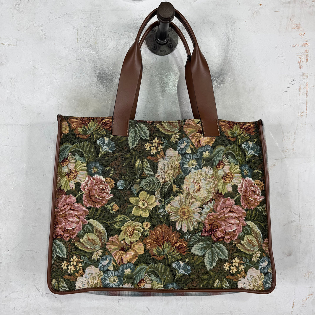 Margiela Floral Patchwork Tote Bag