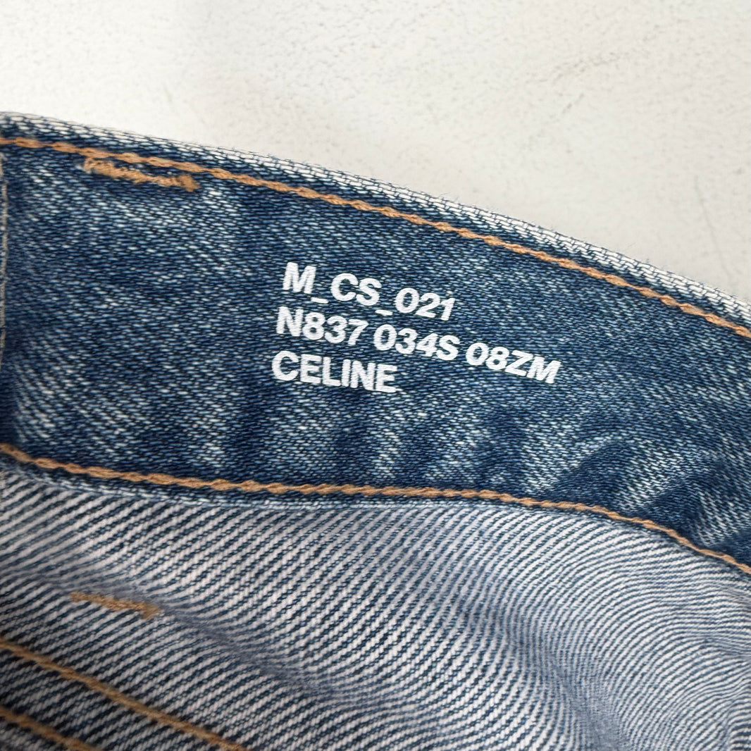 Celine Cut-Off Jean Shorts