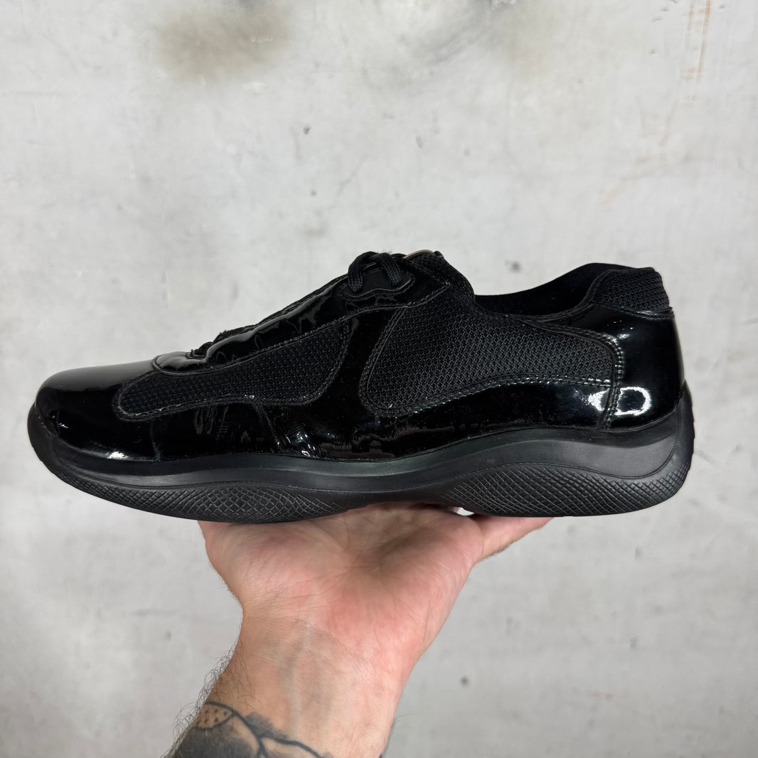 Prada Black Patent America Cups