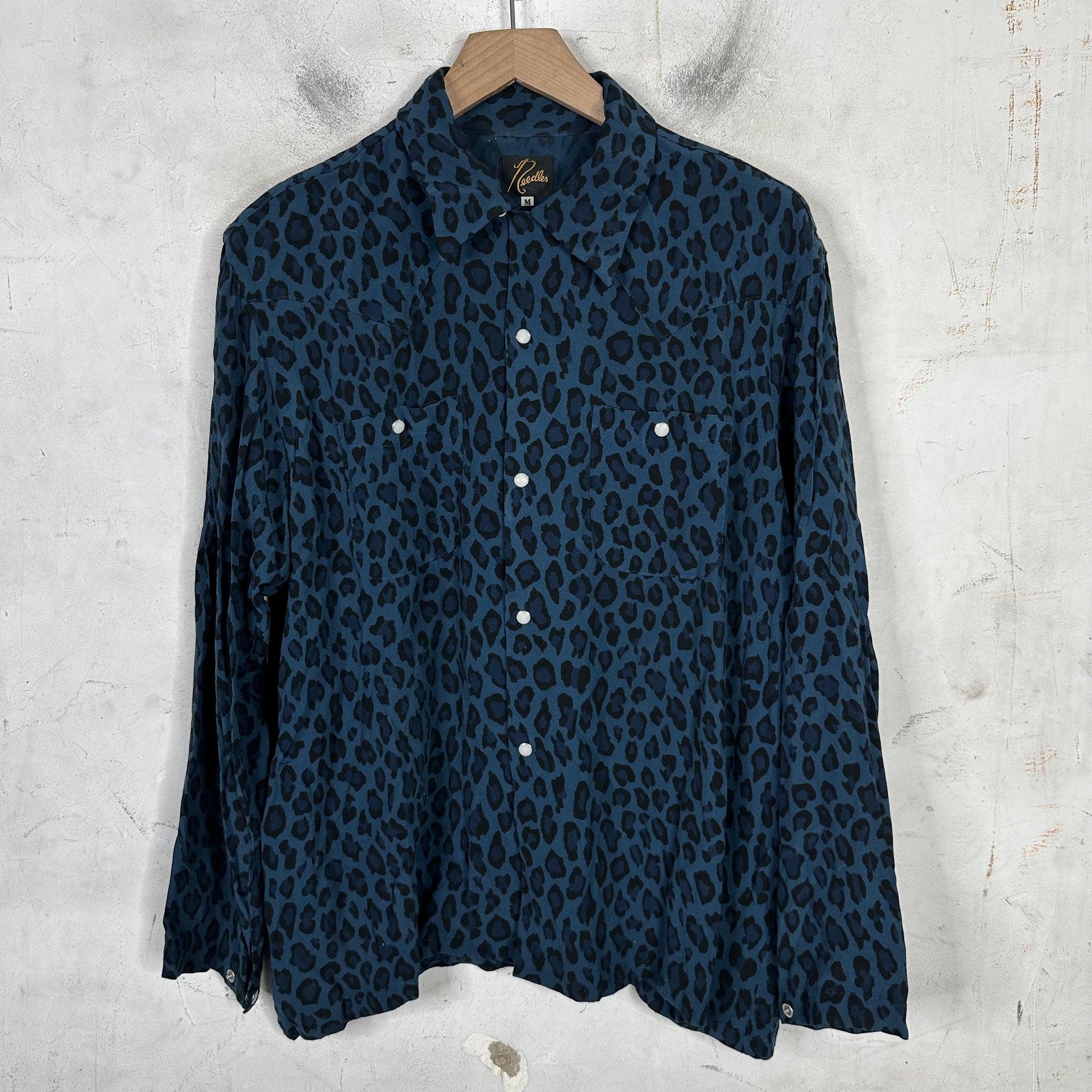 Needles Leopard Print Rayon Shirt
