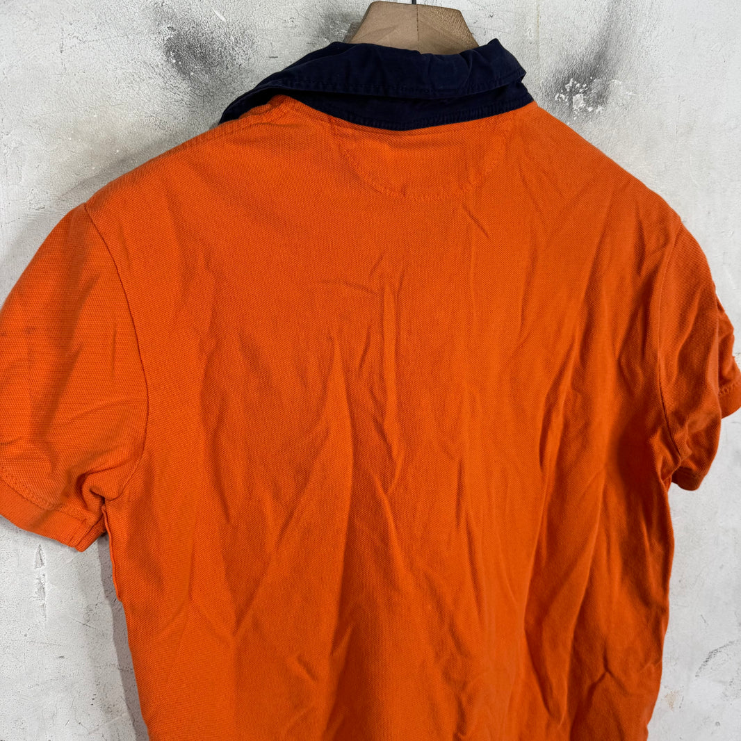 Ralph Lauren Orange Blue Big Pony Polo