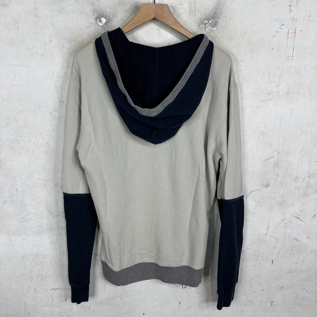 Margiela Paneled Side Zip Hoodie