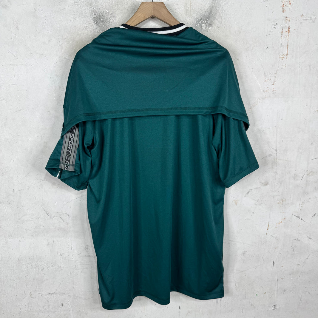 Martine Rose Green Layered Soccer Jersey