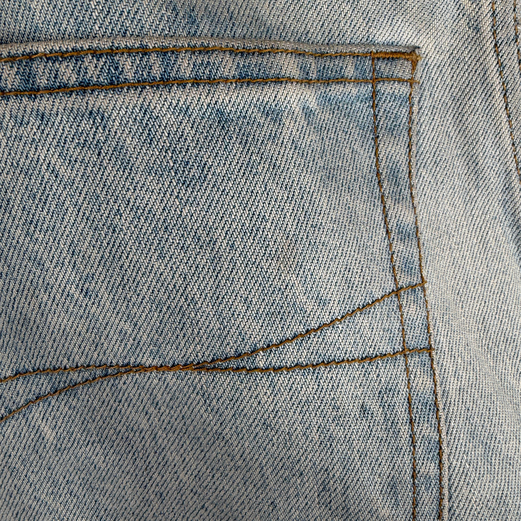 Balenciaga Garde Robe Blue Baggy Jeans