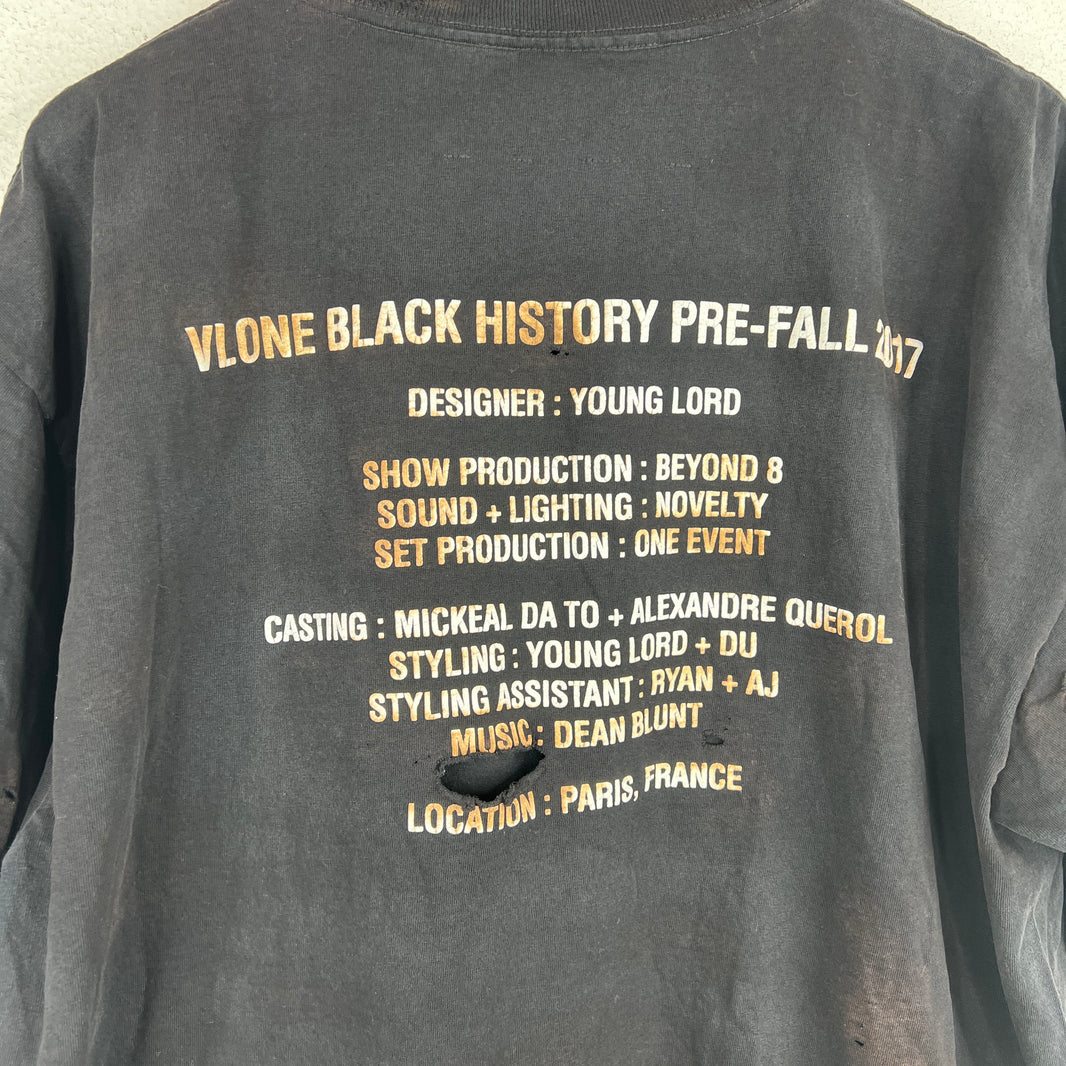 VLONE Distressed Black History T-Shirt