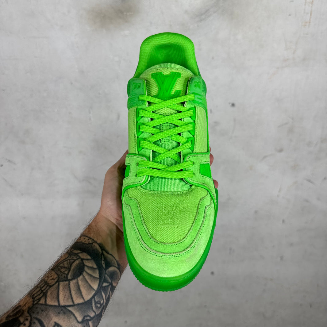 Louis Vuitton Slime Green Trainer Lows