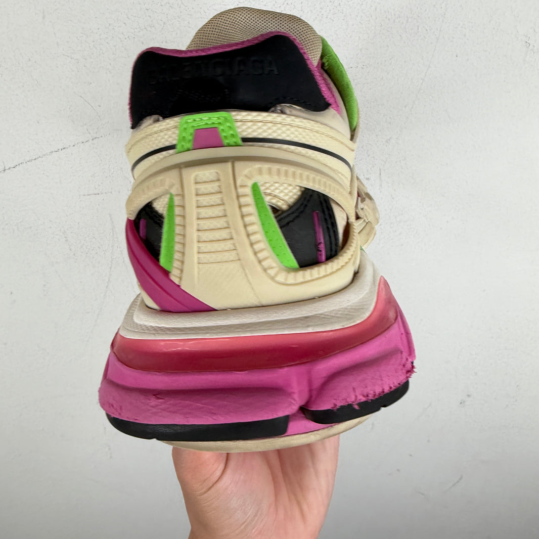 Balenciaga Pink/Green Track 2 Sneakers