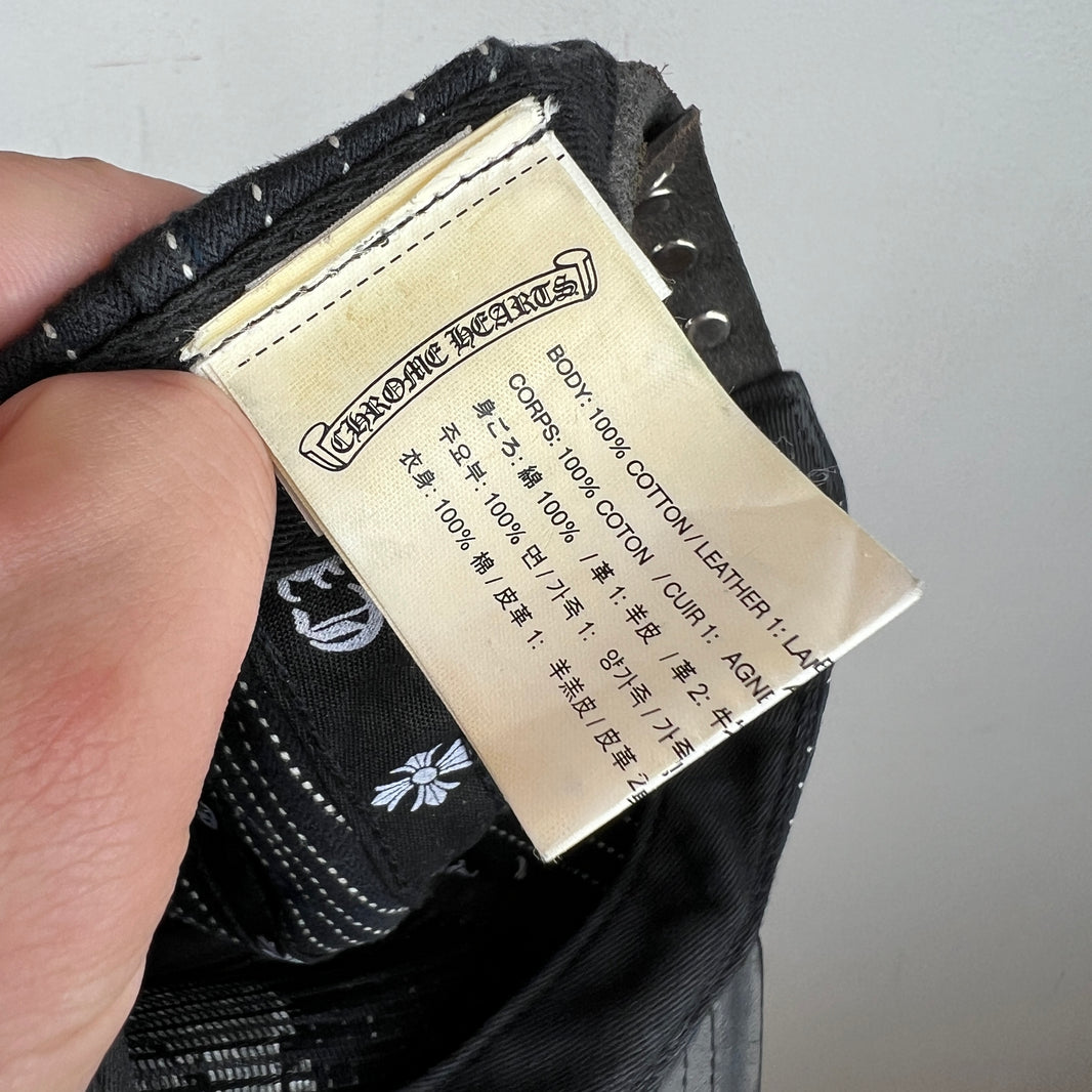 Chrome Hearts Pinstripe Dagger Hat