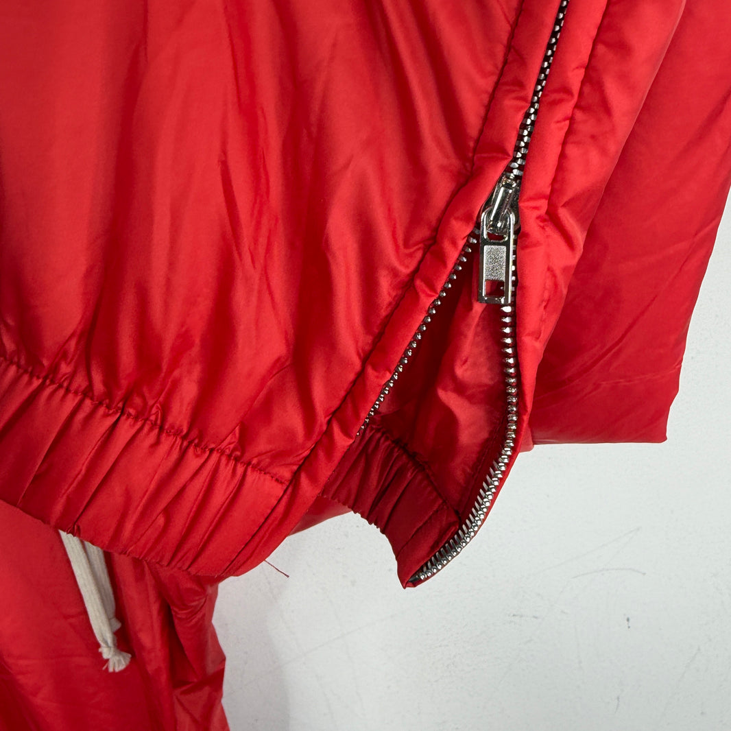 Rick Owens Larry Cardinal Red Track Pants