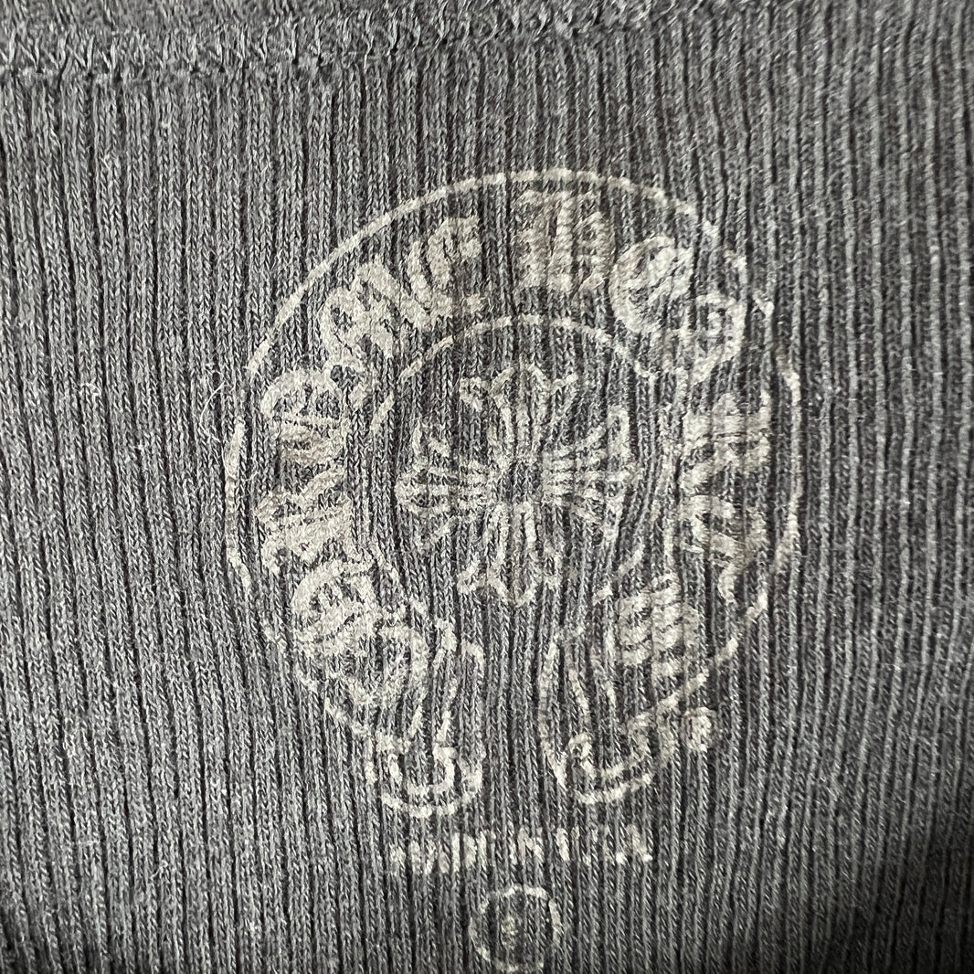 Chrome Hearts Blank Ribbed Tank Top