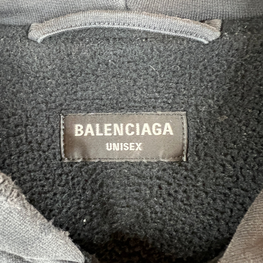 Balenciaga Cotton Hooded Bomber Jacket