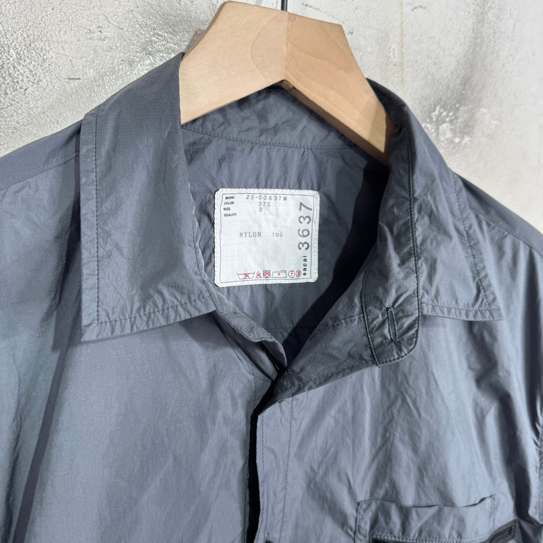 Sacai Nylon Zippered Shirt