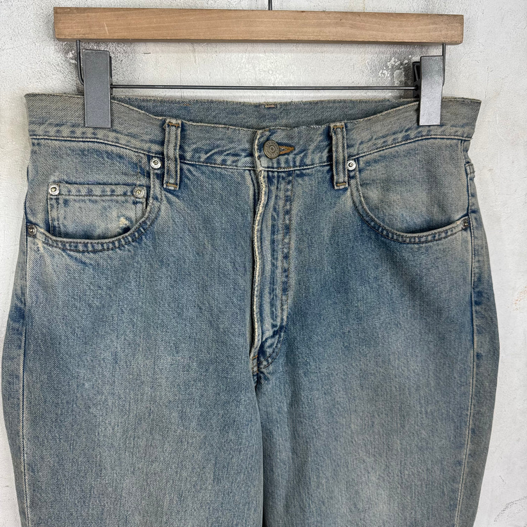 RRL Light Mud Wash Straight Legged Jeans