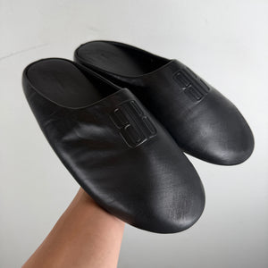 Balenciaga Chateau Leather Slippers