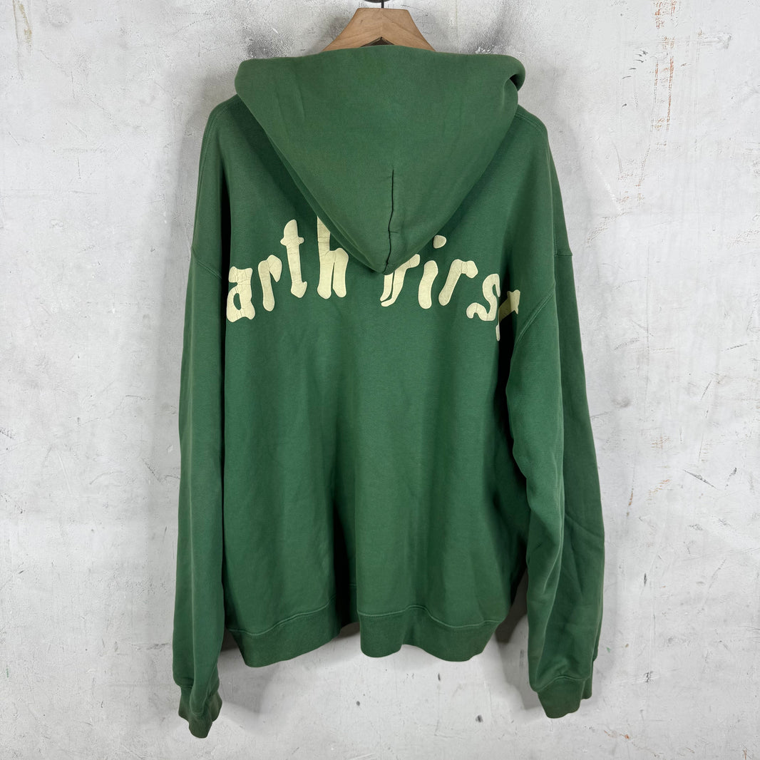 CPFM Earth First Green Zip Hoodie