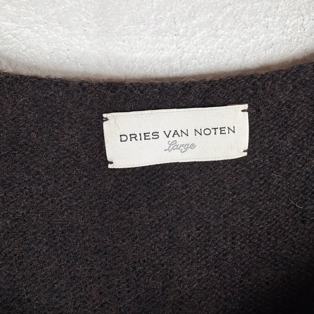 Dries Van Noten Brown Sweater Vest