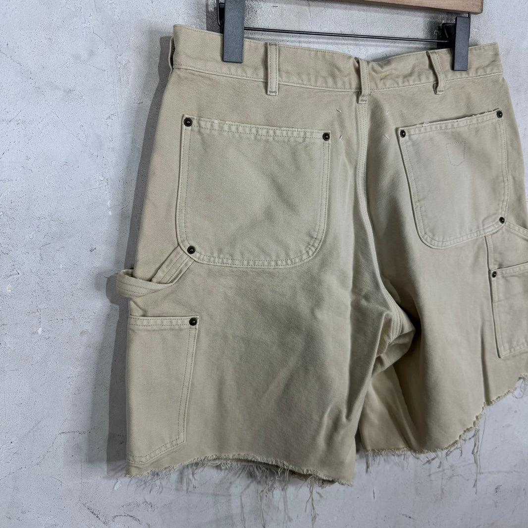 Margiela Frayed Carpenter Shorts
