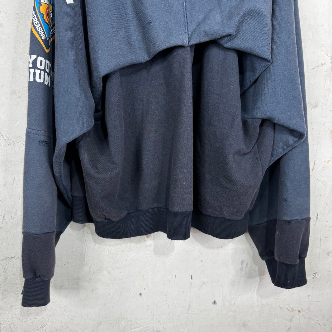 Project G/R Navy Reconstructed Hoodie