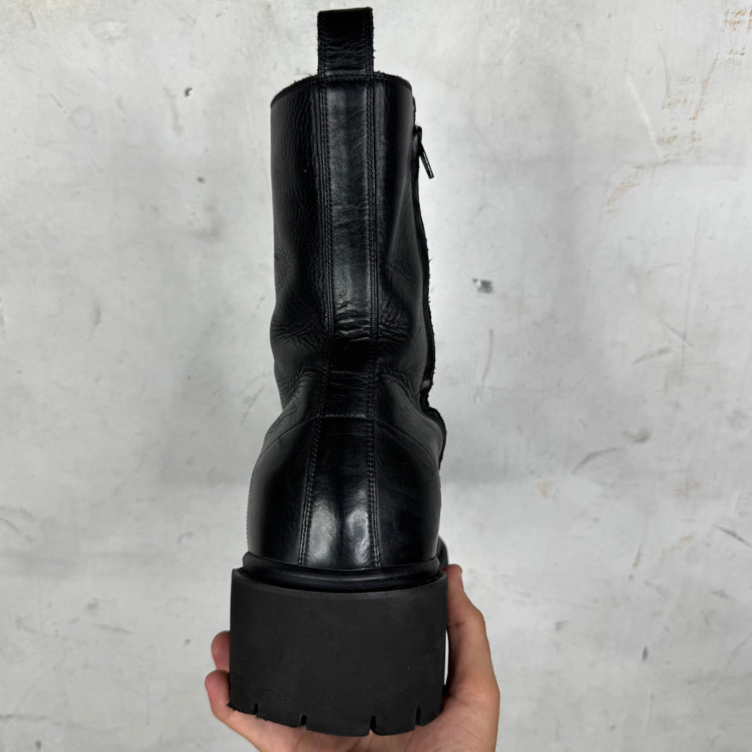 Balenciaga Leather Stomper Boots