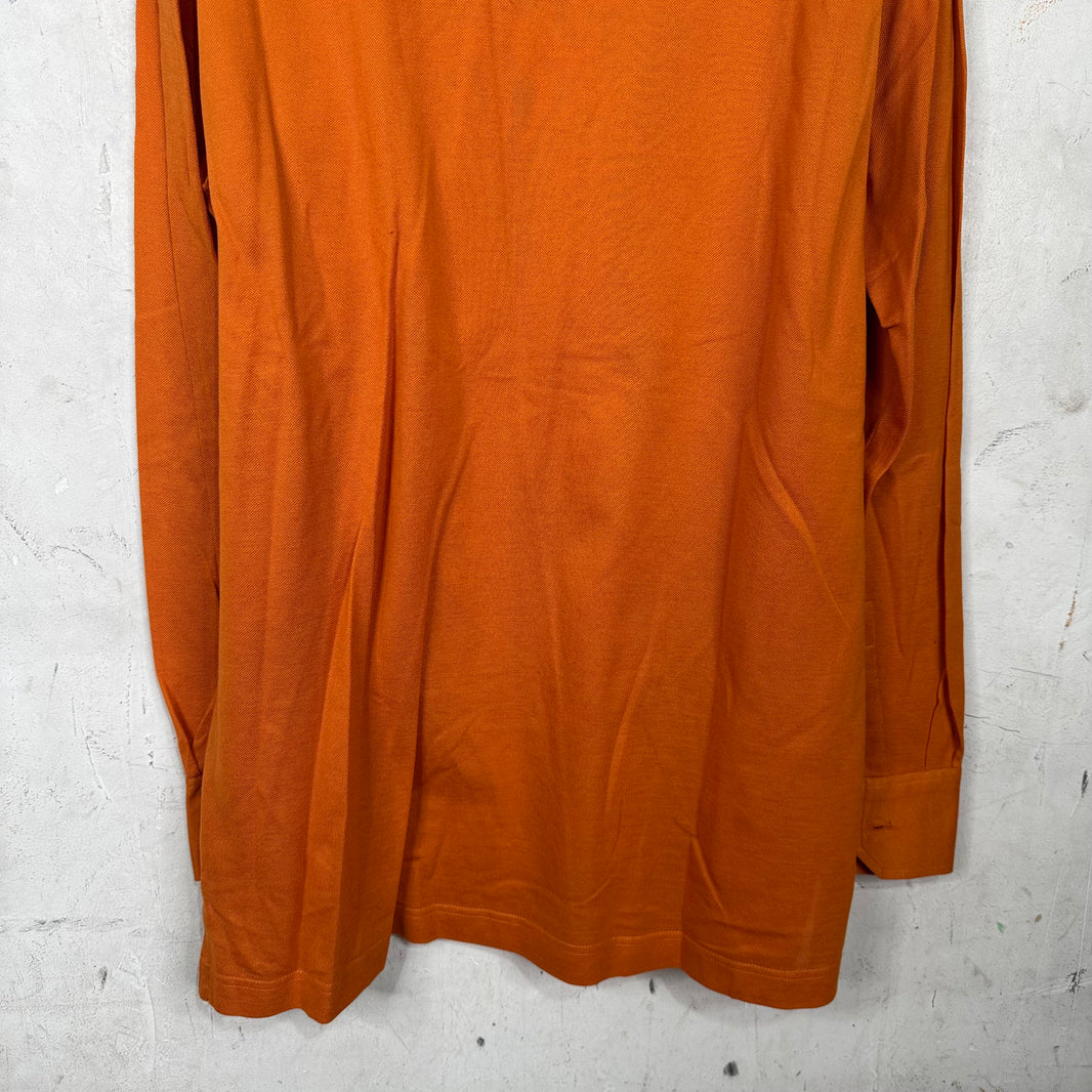 Hermes Orange H Logo Rugby