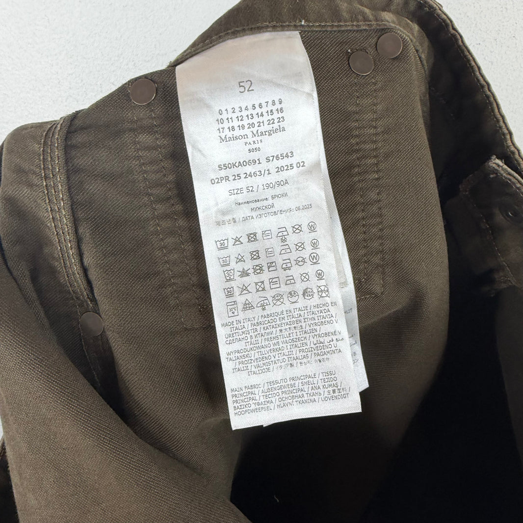 Margiela Olive Double Knees