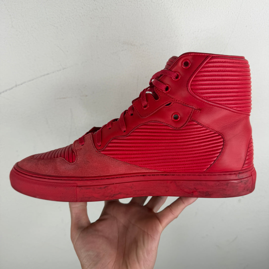 Balenciaga Cotes Pleated Sneakers