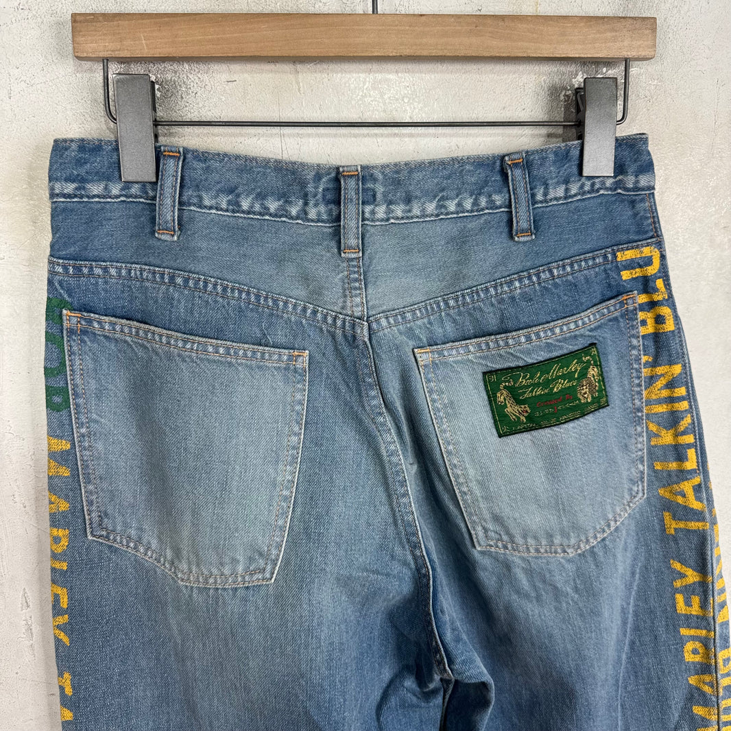 Kapital Stencil Printed Jeans