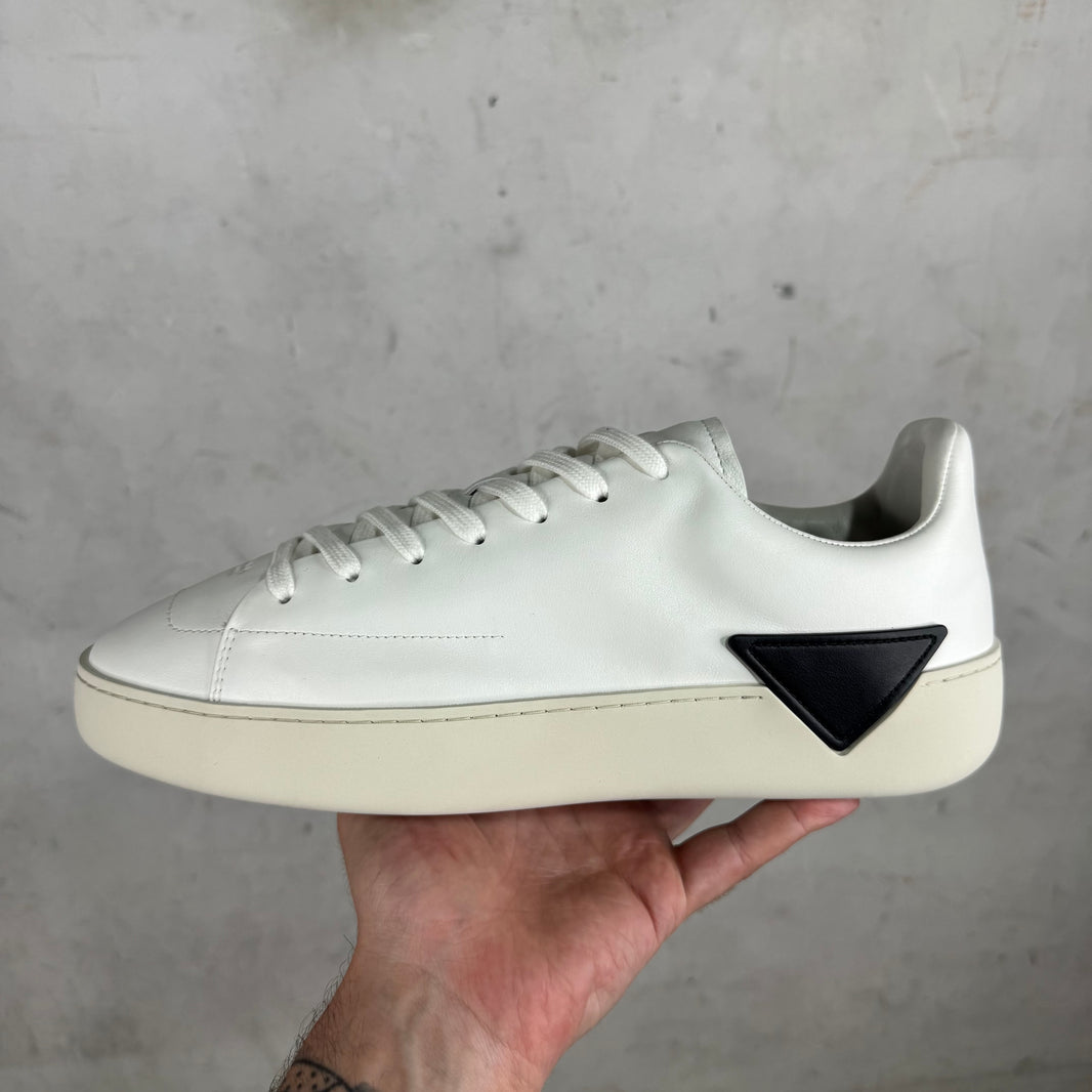 Prada White Court Sneakers