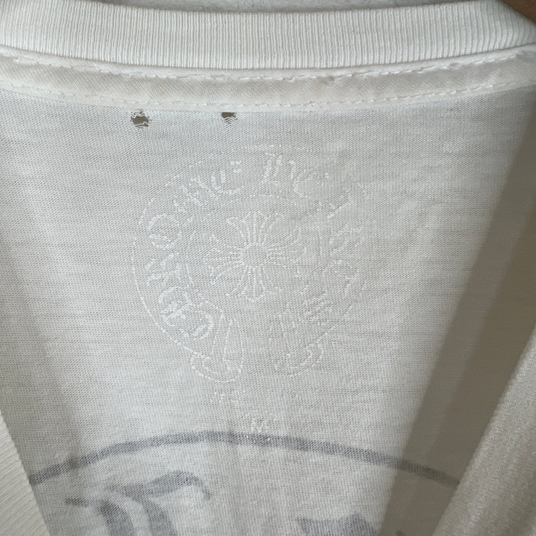 Chrome Hearts White Horseshoe T-Shirt