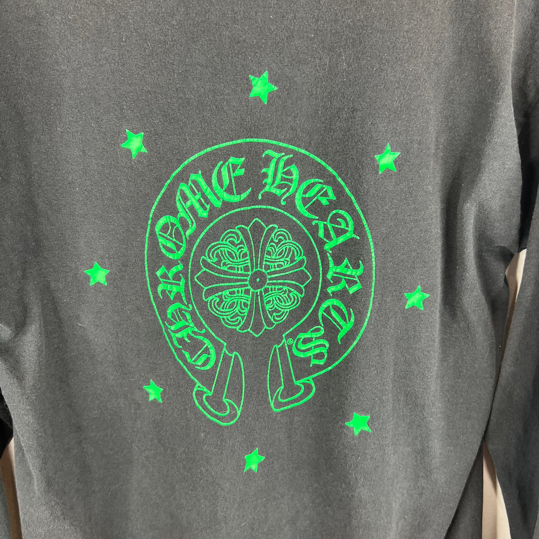 Chrome Hearts Vintage Green Star L/S T-Shirt