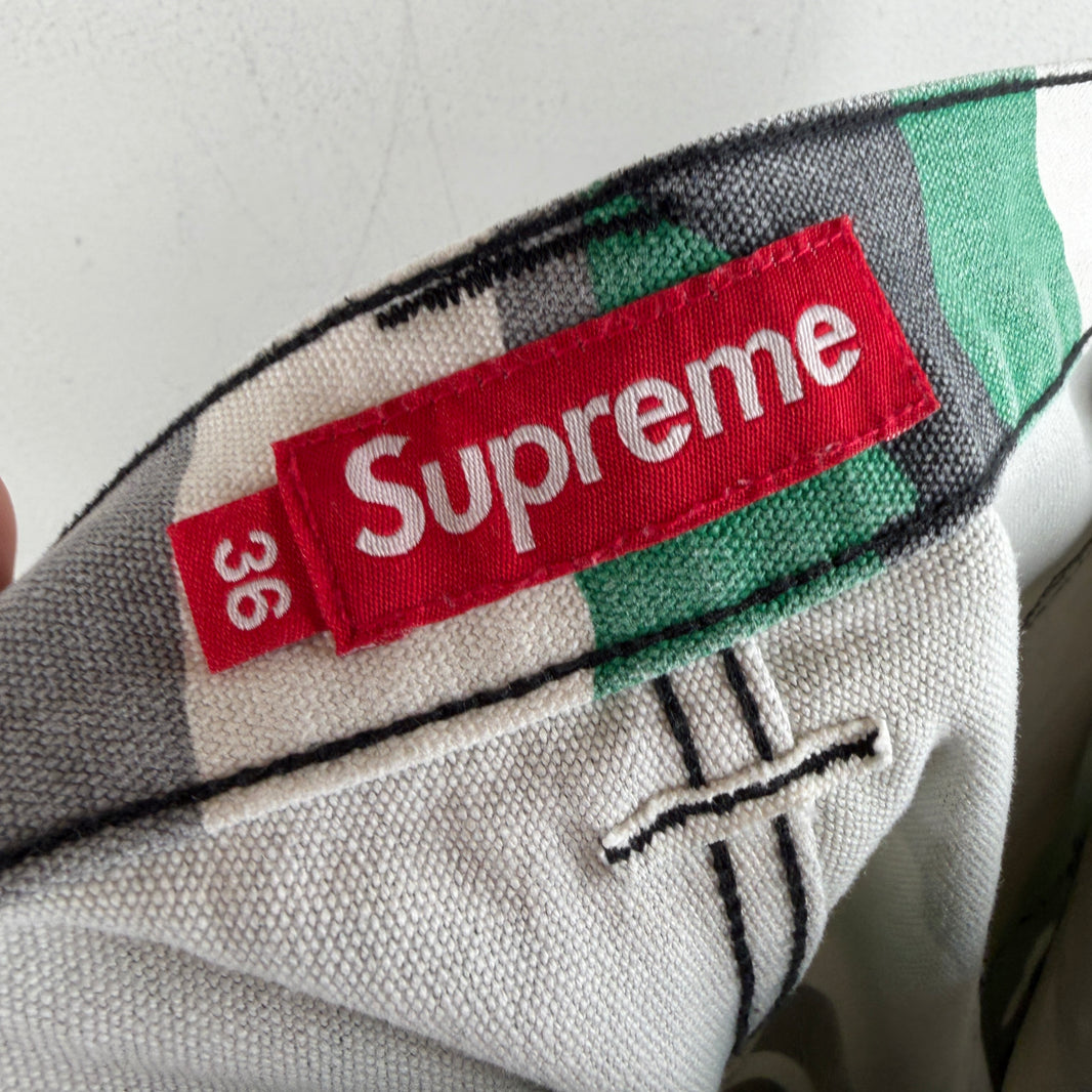Supreme Green Camo Convertible Cargo Pants