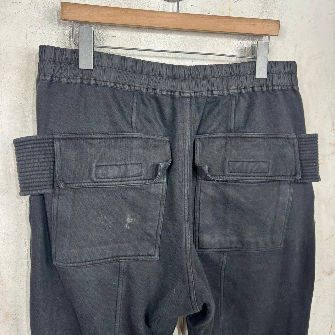 DRKSHDW Black Creatch Cargo Sweats