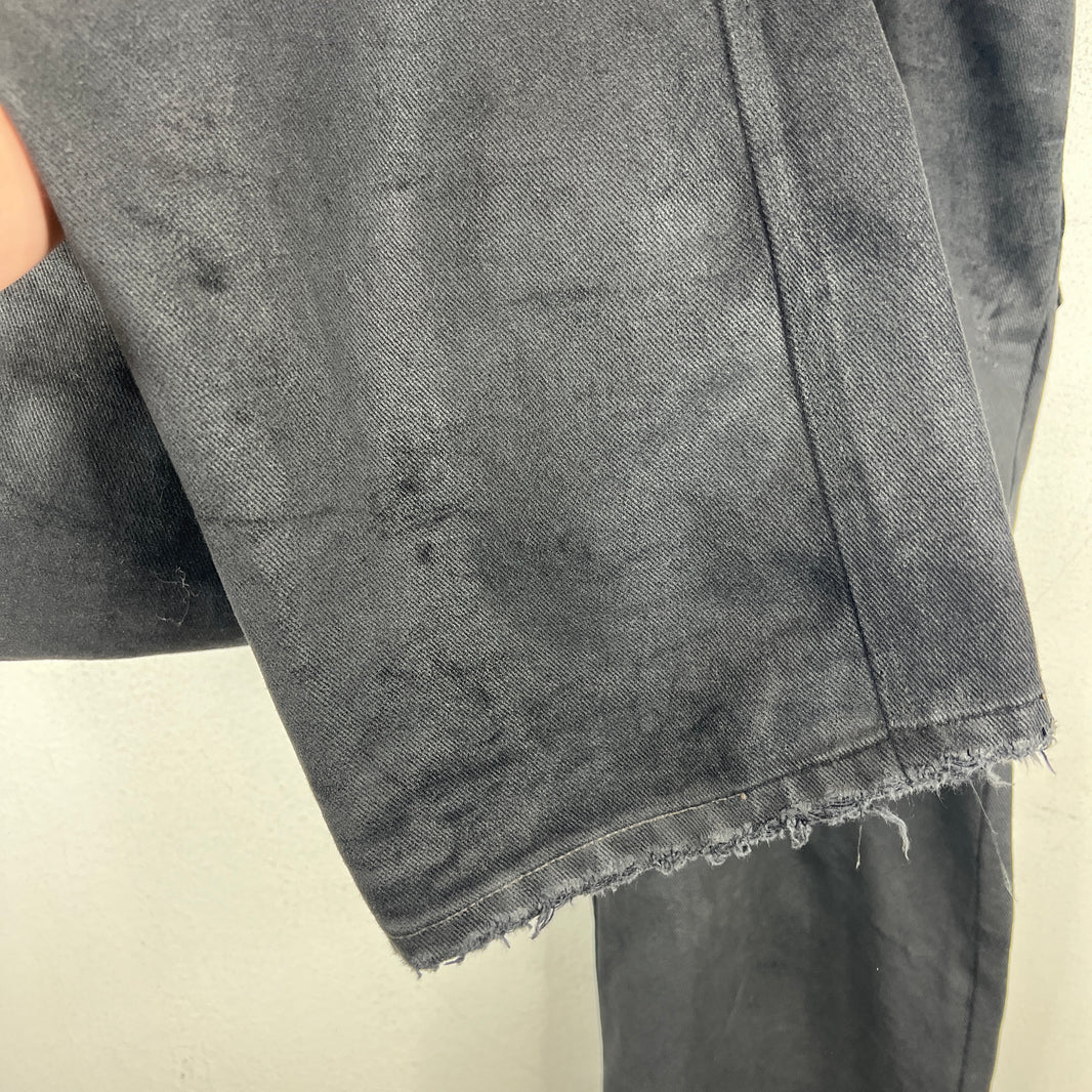 Balenciaga Sample Wax Coated Denim Jeans