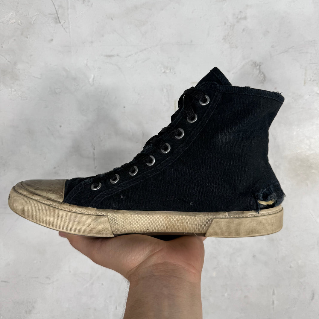 Balenciaga Distressed Paris Sneakers