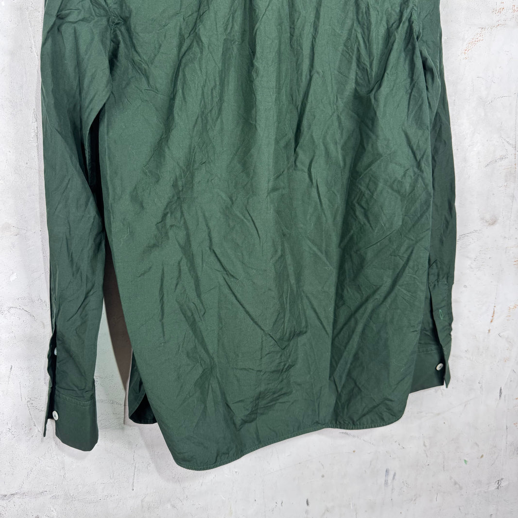 Celine Cotton Green Shirt