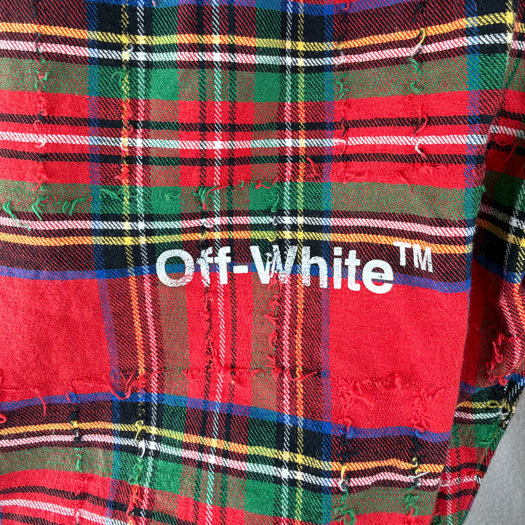 Off White Umbro Plaid Pants