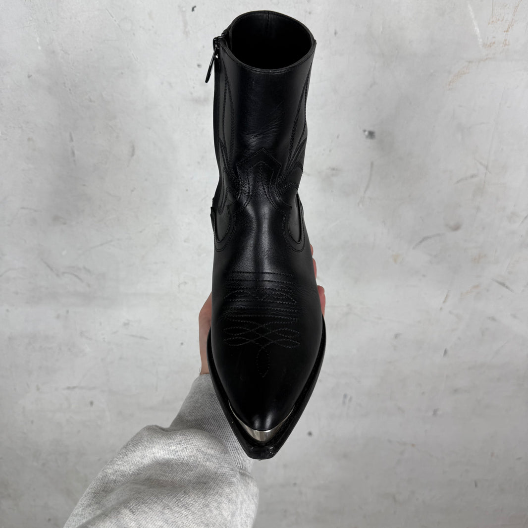 Celine Steel Tipped Western Boots