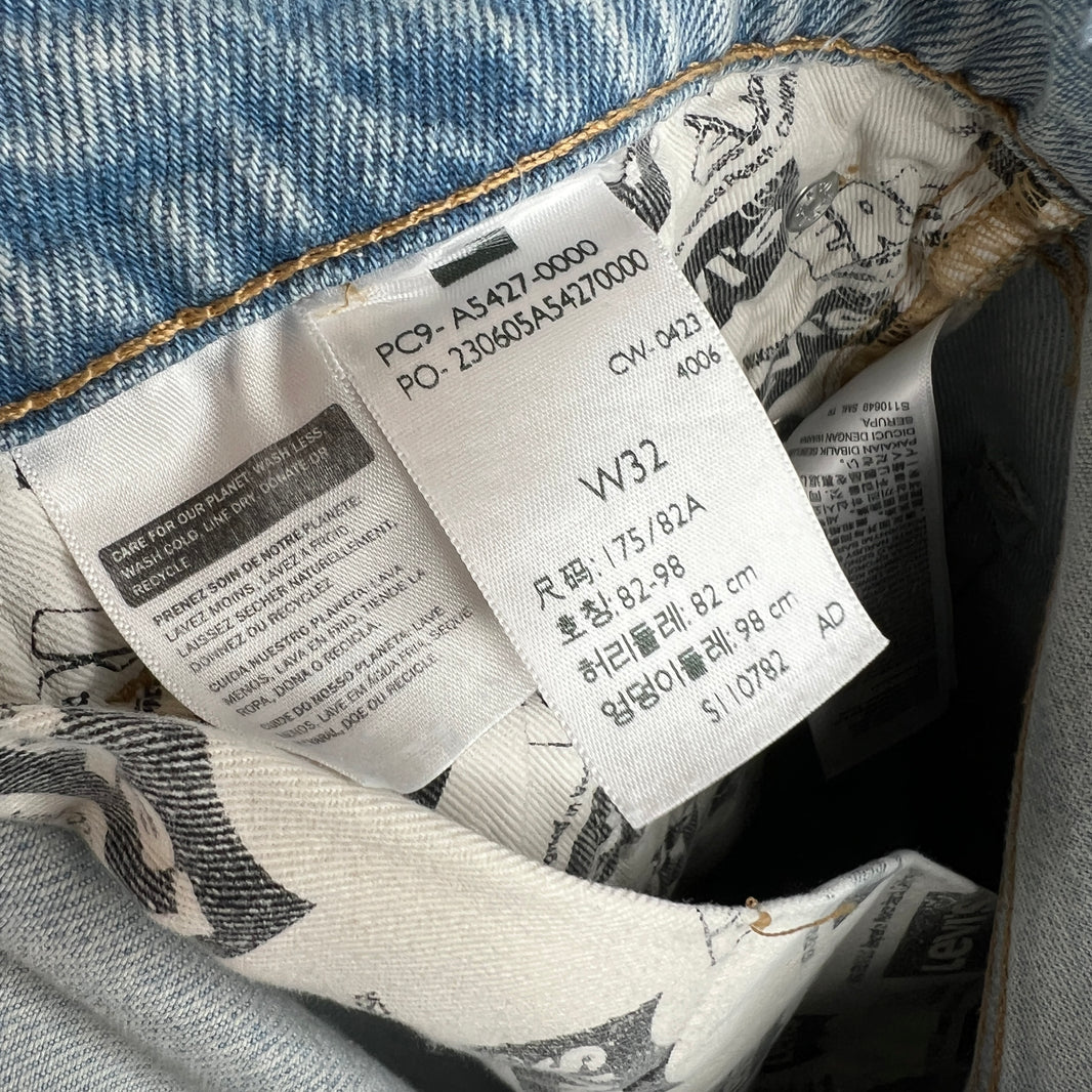 ERL Levi's Ripped Flare Jeans