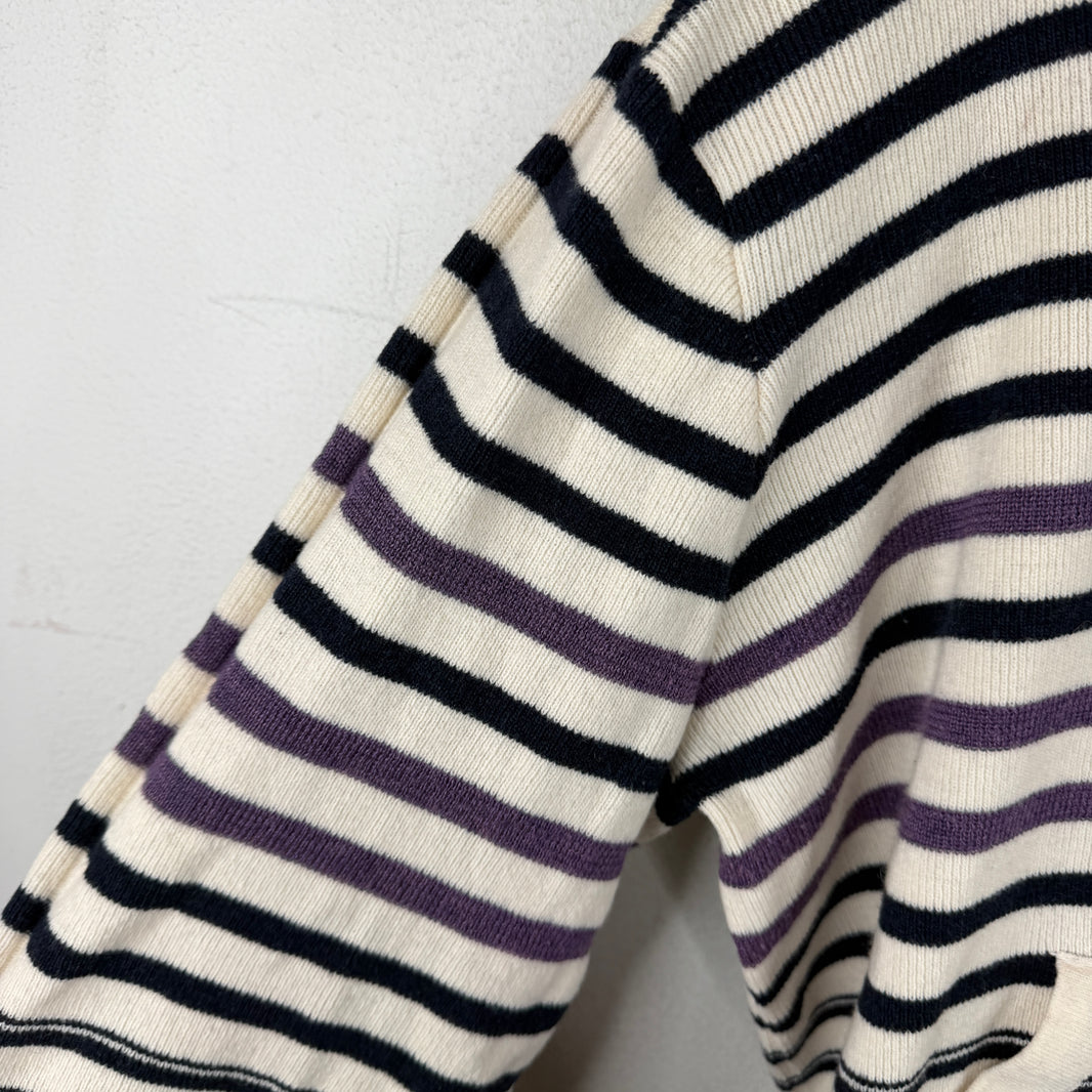 Wales Bonner Striped Knit Hoodie