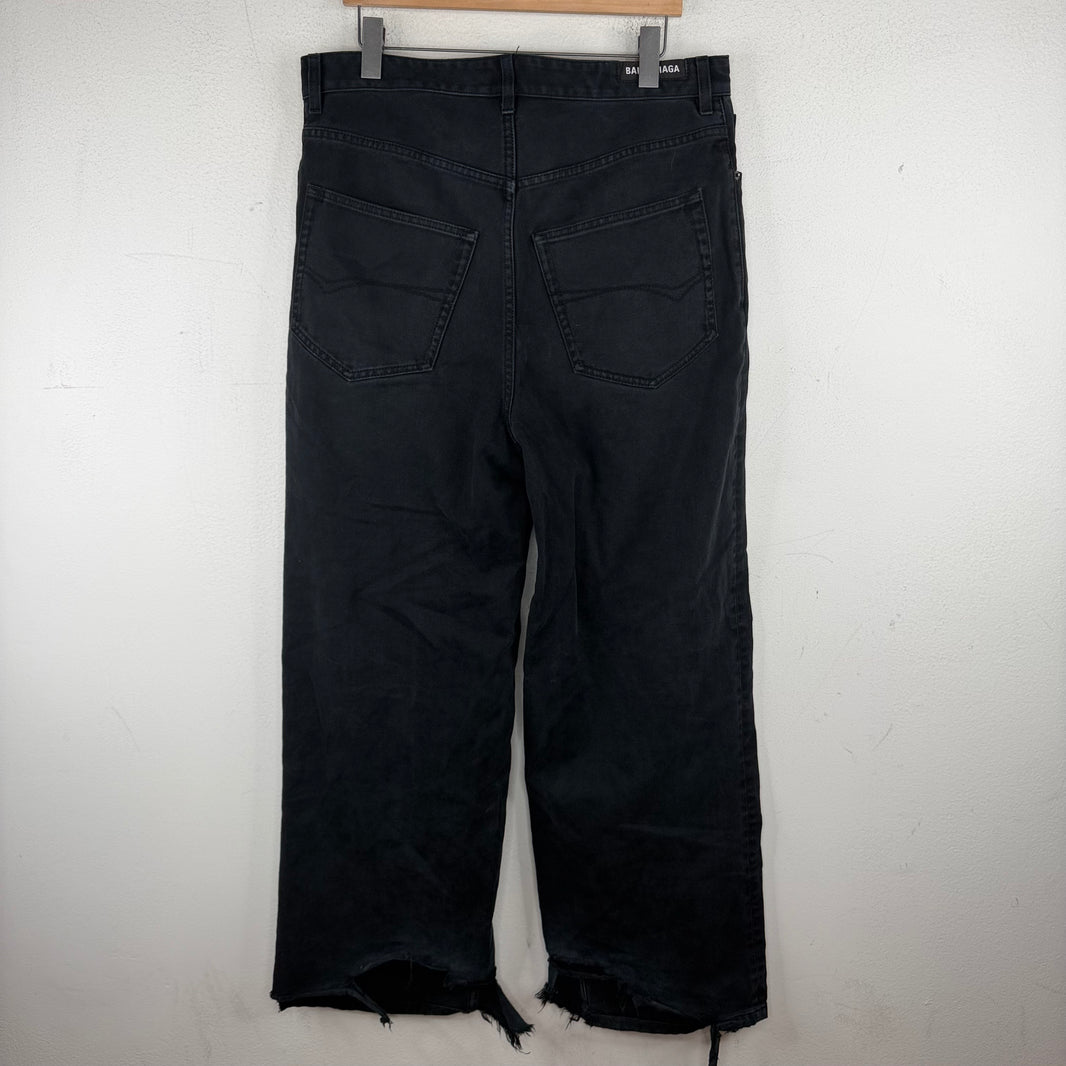 Balenciaga Black Baggy Jeans