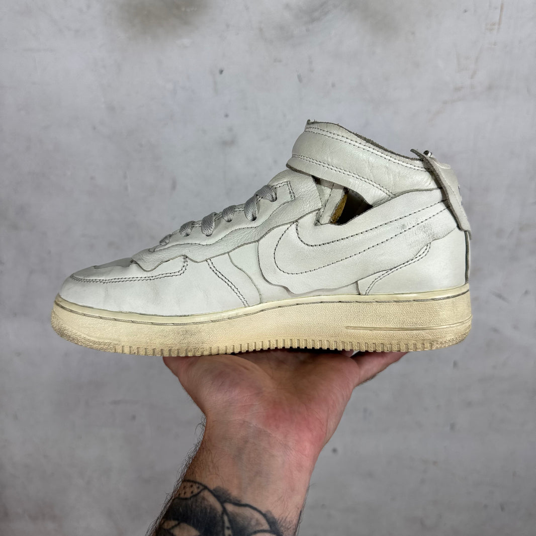 Nike x CDG White Leather AF1's