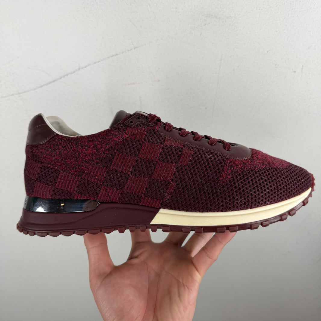Louis Vuitton Maroon Run Away Sneakers