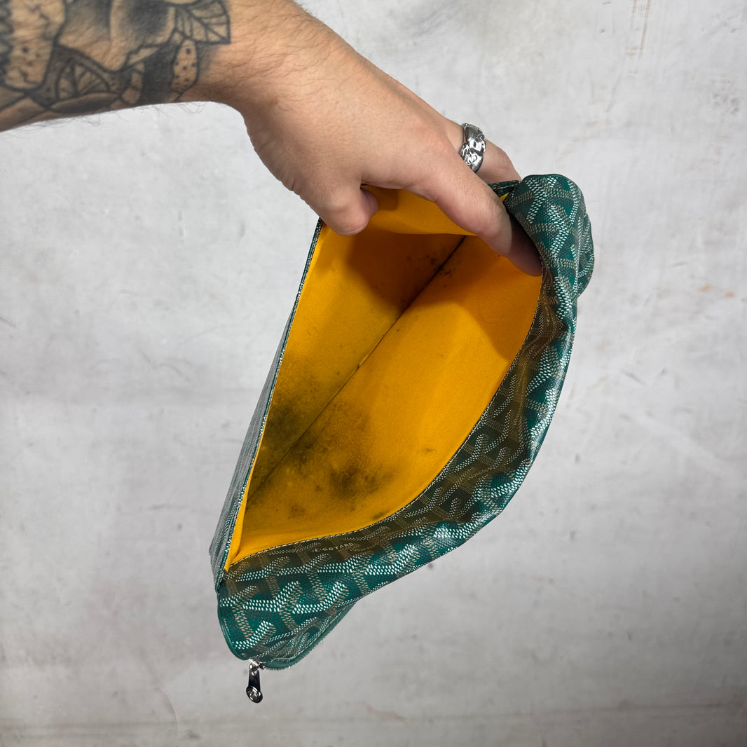 Goyard Green Sainte Marie Foldable Pouch