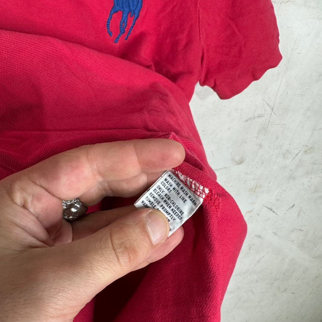 Ralph Lauren Red/Blue #3 Big Pony Polo
