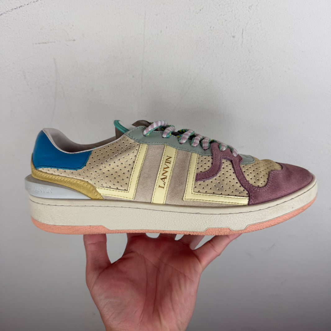 Lanvin Multicolor Clay Low Top Sneakers