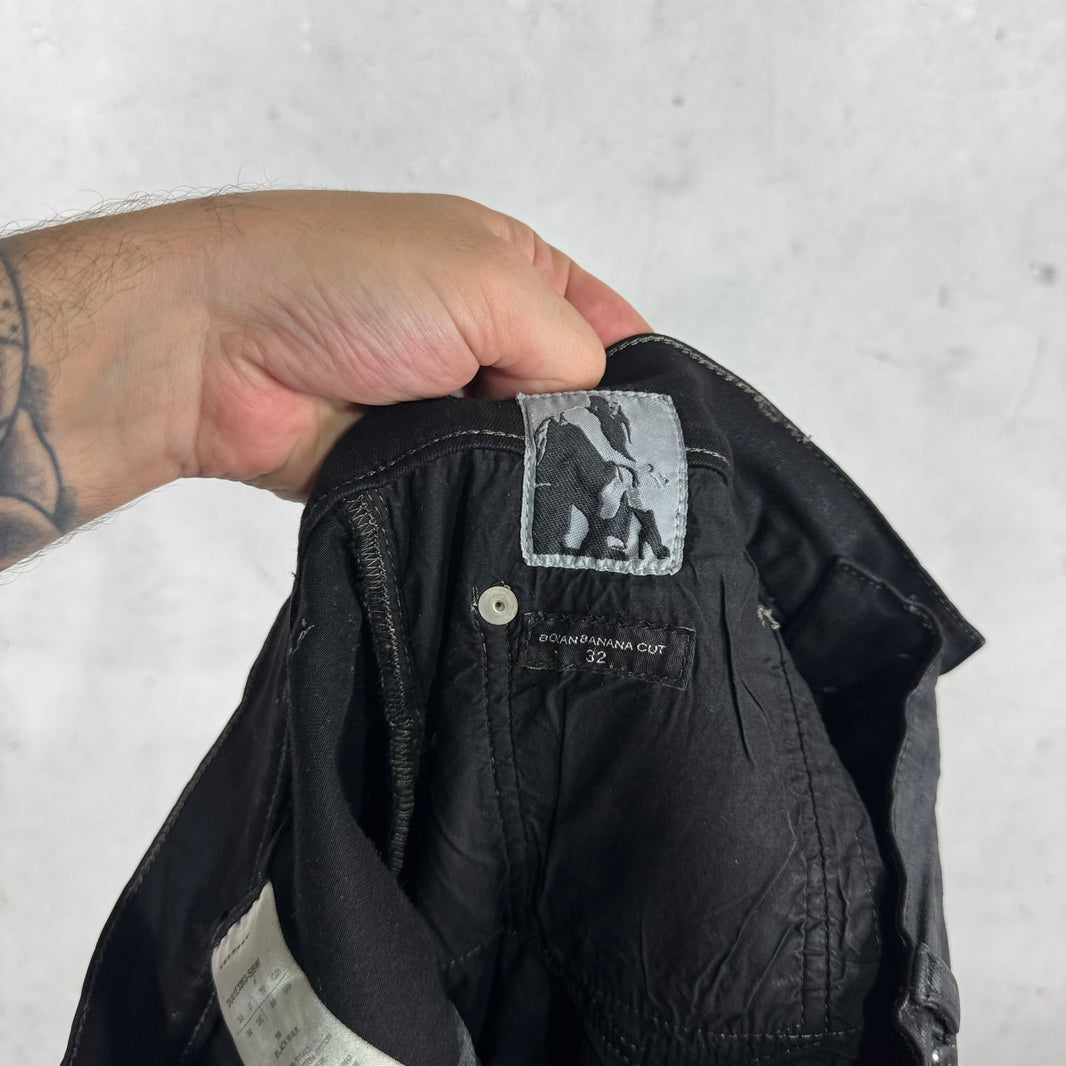 DRKSHDW Waxed Banana Bolan Jeans
